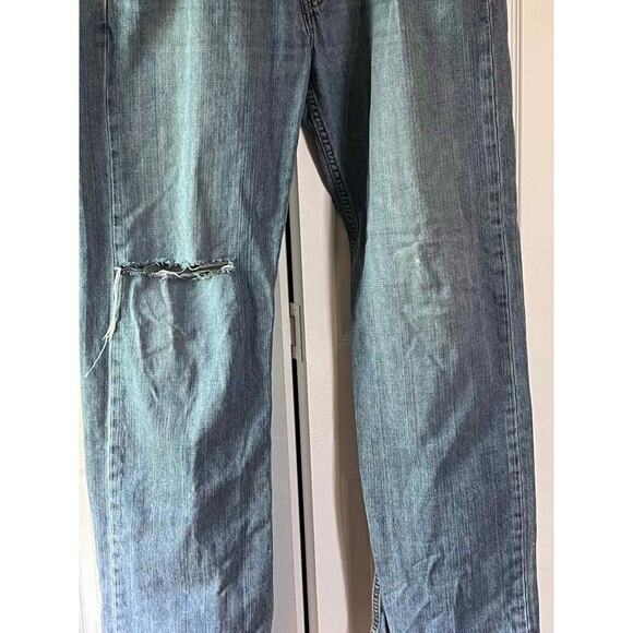 Levi’s 569 Men’s 36/34 distressed medium blue - Picture 4 of 14